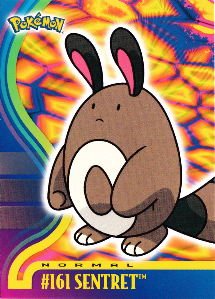 Sentret - 161 - Topps - Johto series - front