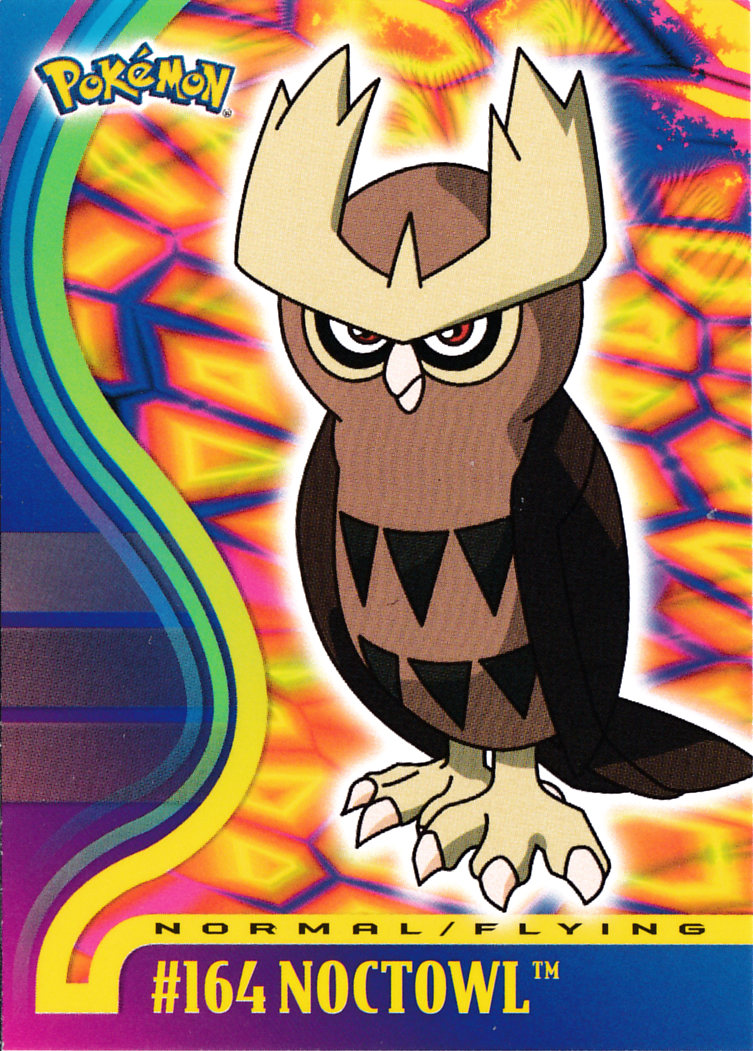 Noctowl - 164 - Topps - Johto series - front