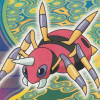 Ariados - 168 - Topps - Johto series - front