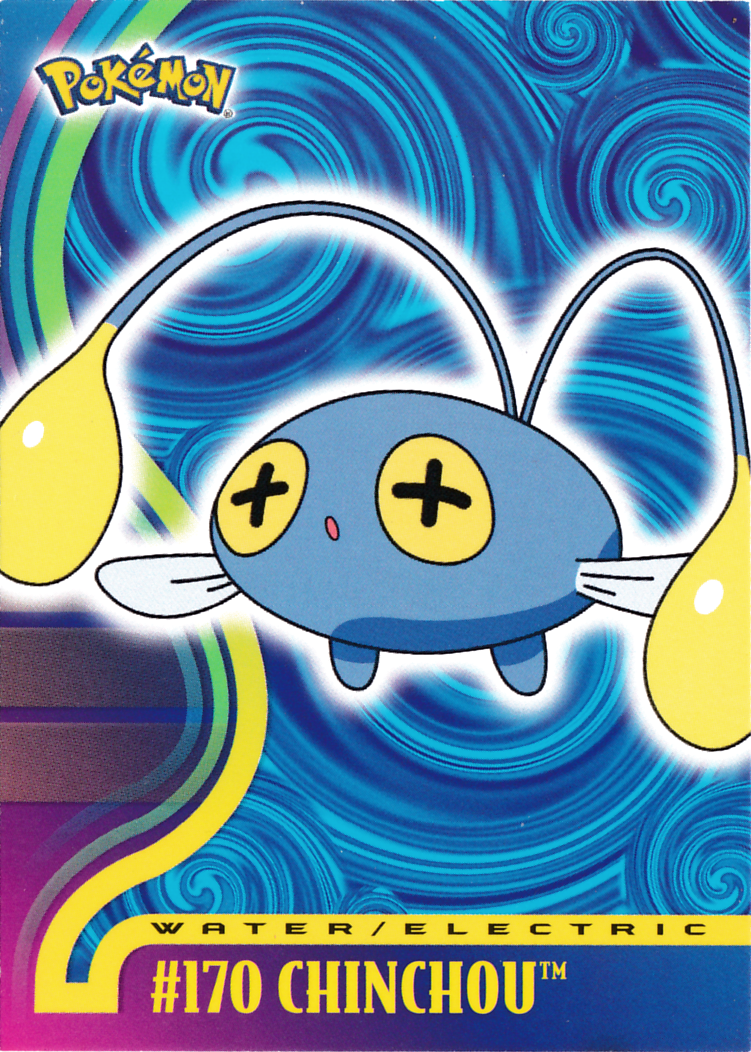 Chinchou - 170 - Topps - Johto series - front