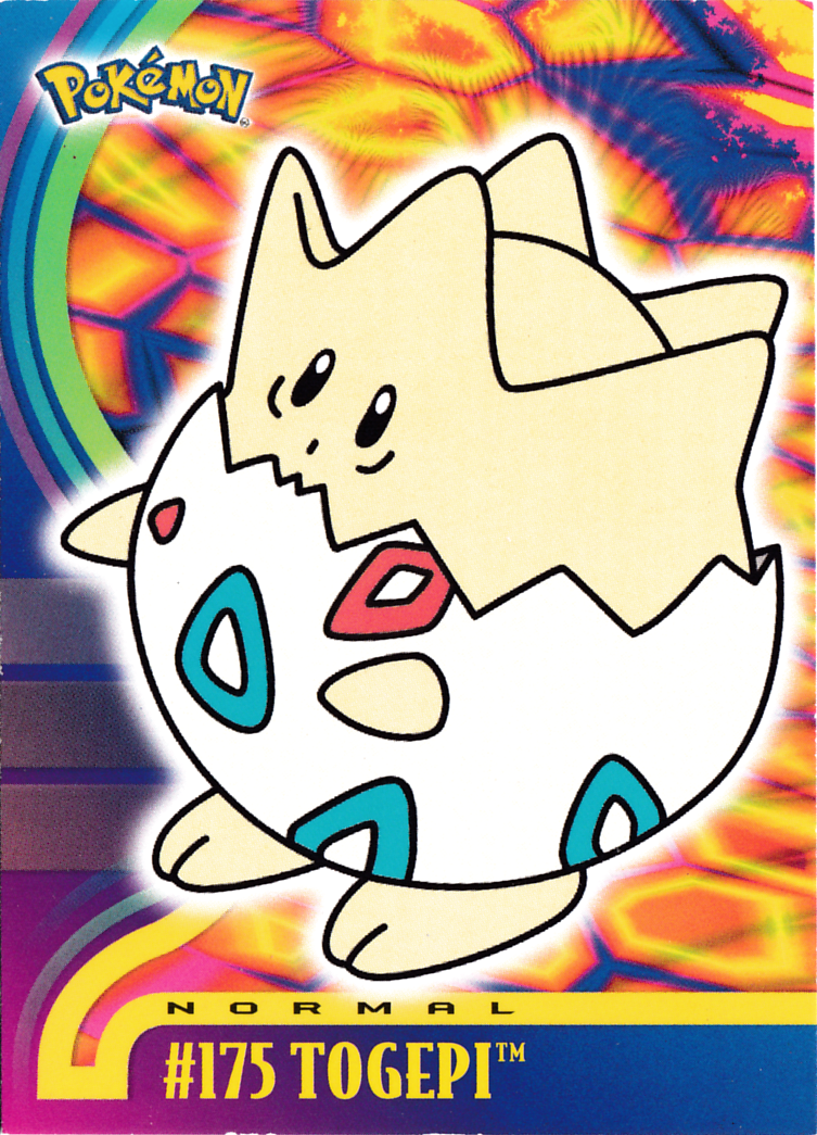 Togepi - 175 - Topps - Johto series - front