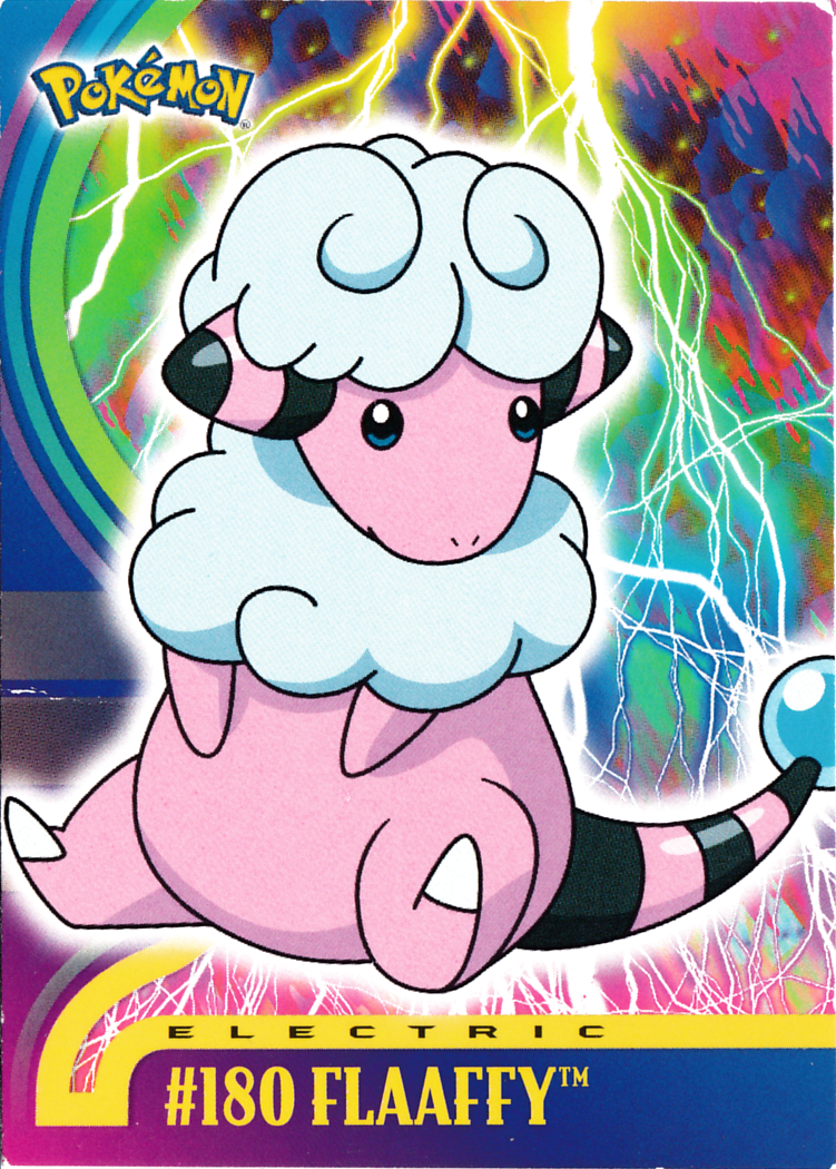 Flaaffy - 180 - Topps - Johto series - front