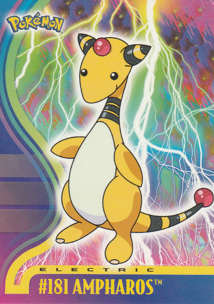 Ampharos - 181 - Topps - Johto series - front