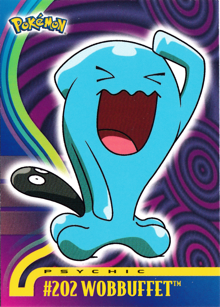 Wobbuffet - 202 - Topps - Johto series - front