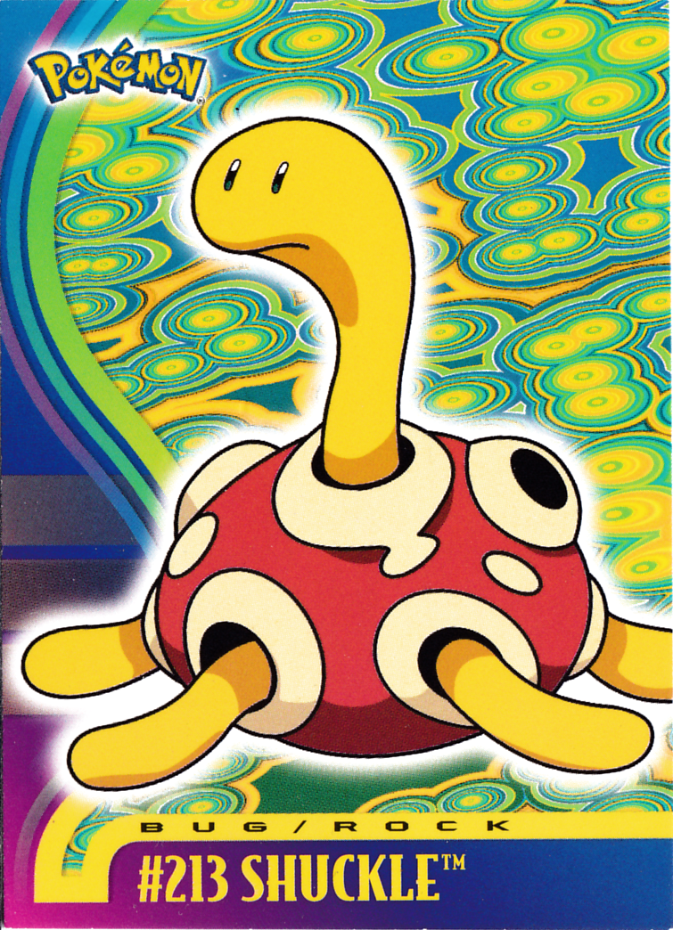 Shuckle - 213 - Topps - Johto series - front