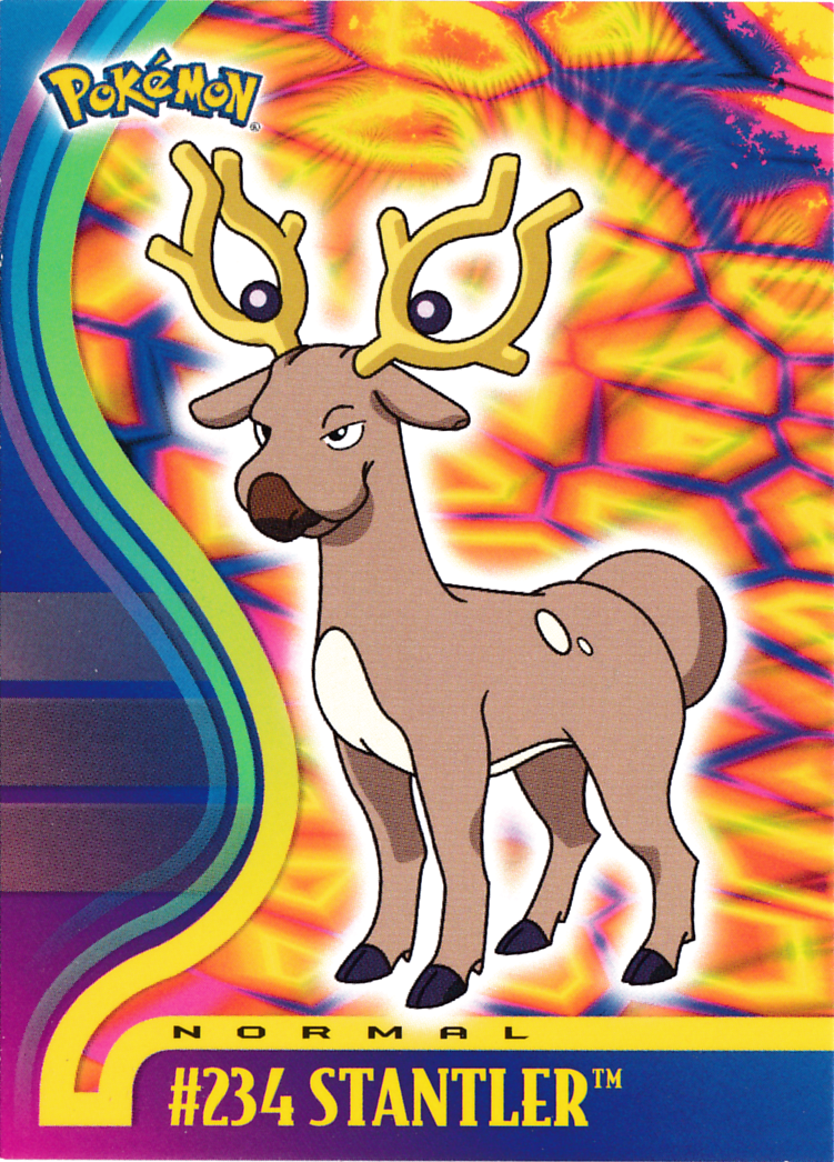 Stantler - 234 - Topps - Johto series - front