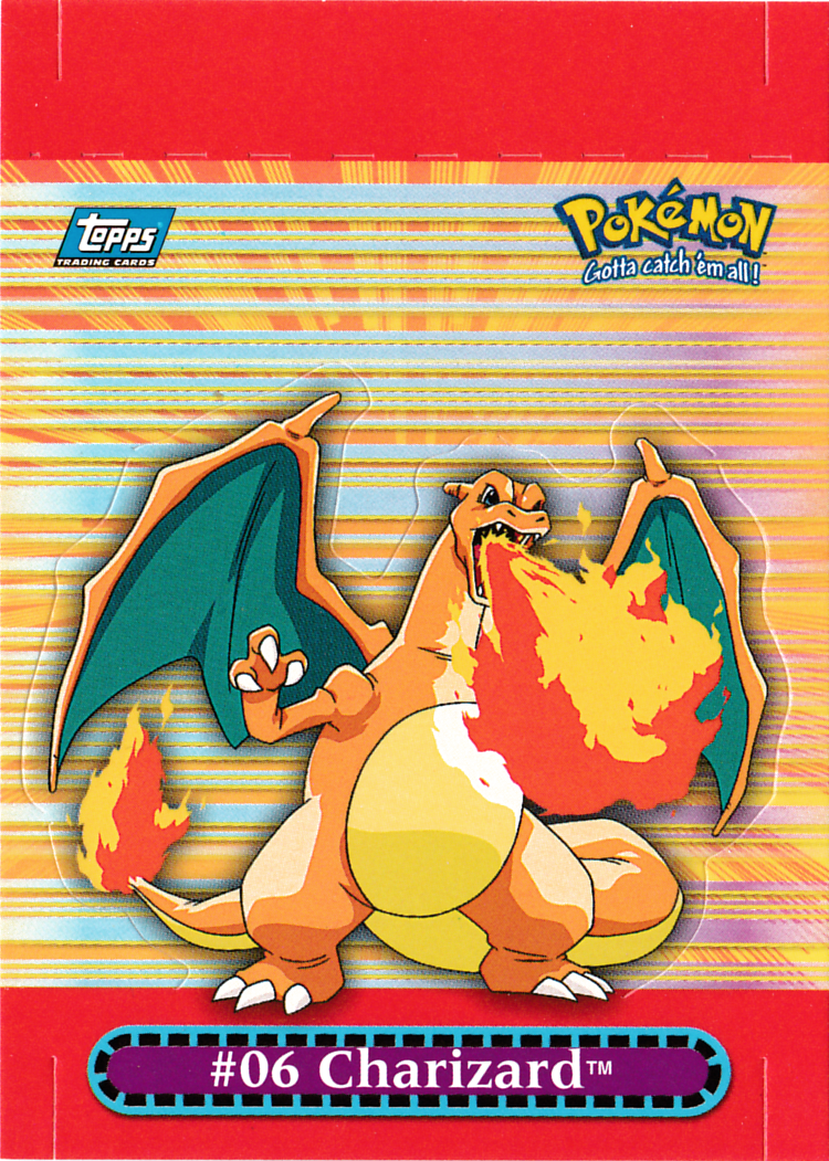 Charizard - 9 of 10 - Topps - Series 3 - front
