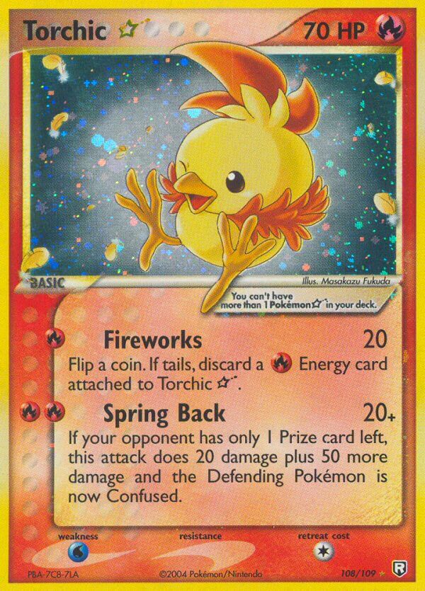 Torchic Star - 108 - Team Rocket Returns