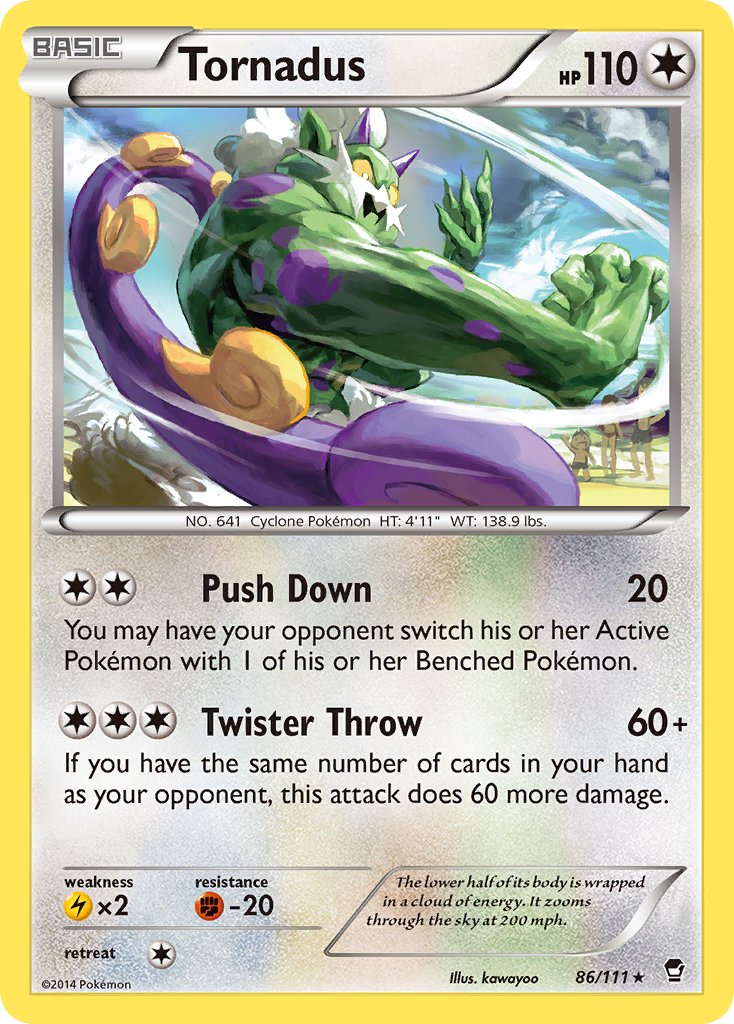 Tornadus - 86 - Furious Fists