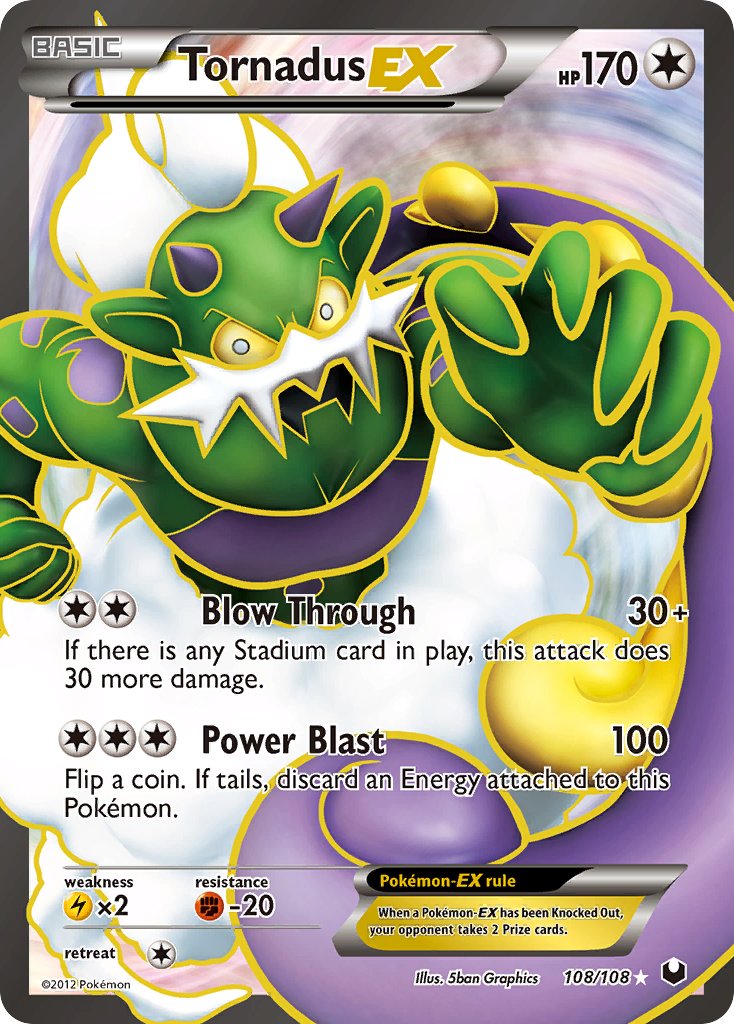 Tornadus-EX - 108 - Dark Explorers