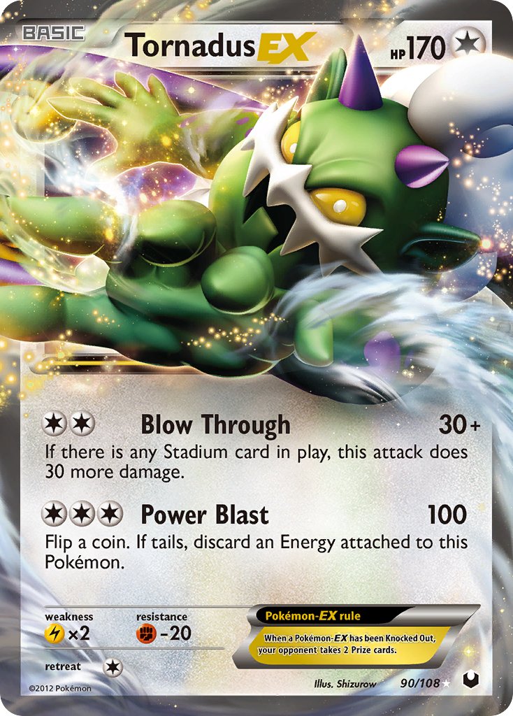 Tornadus-EX - 90 - Dark Explorers