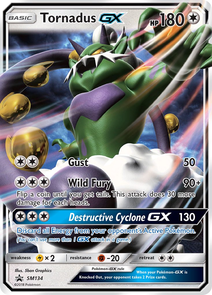 Tornadus-GX - SM134 - Sun & Moon Promos