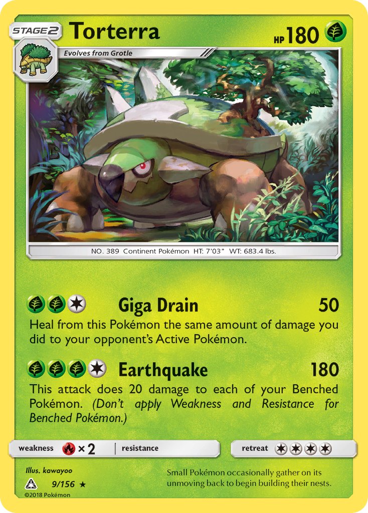 PrimetimePokemon's Blog: Pokemon Card of the Day: Torterra Lv. X (Diamond  and Pearl)