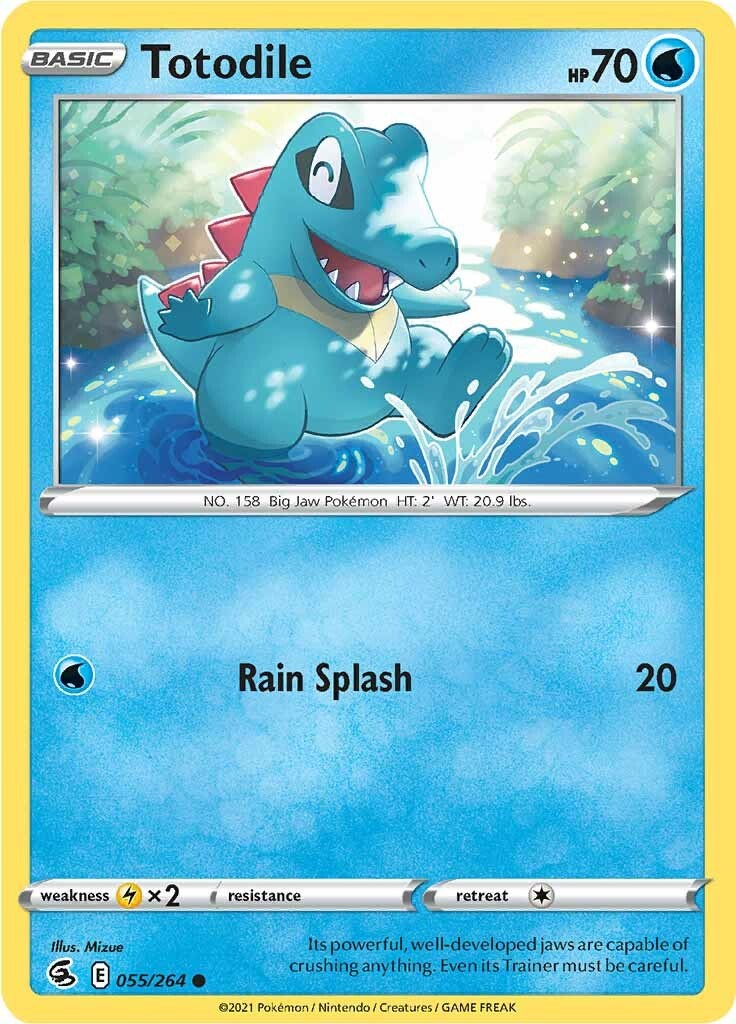 Totodile - 55 - Fusion Strike