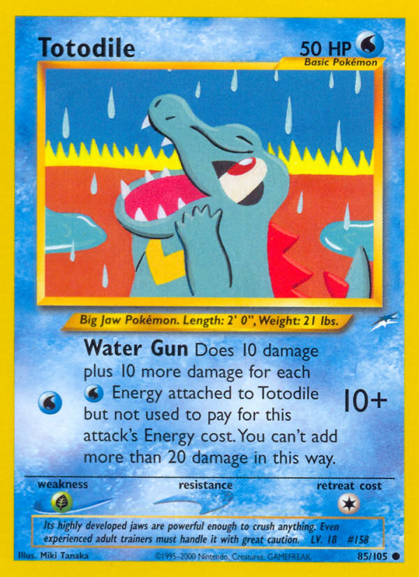 Totodile - Neo Destiny - Unlimited