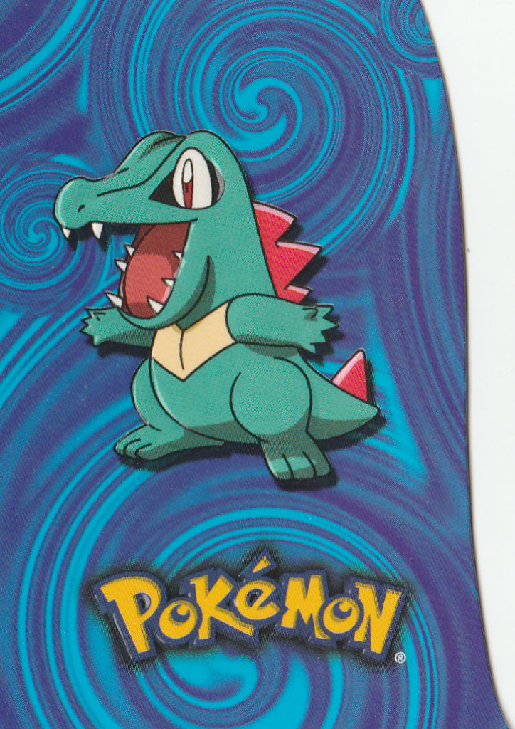 Totodile - 7 of 15 - Topps - Johto series - front