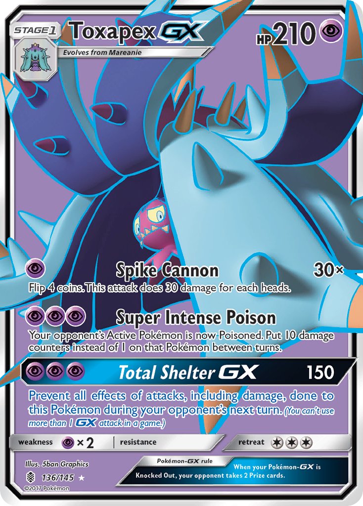 Toxapex-GX - 136 - Guardians Rising