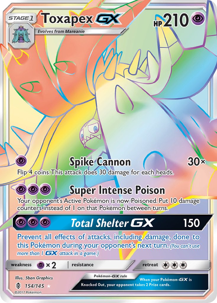 Toxapex-GX - 154 - Guardians Rising