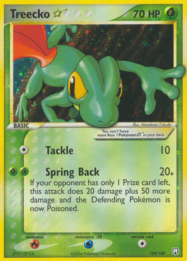 Treecko Star - 109 - Team Rocket Returns