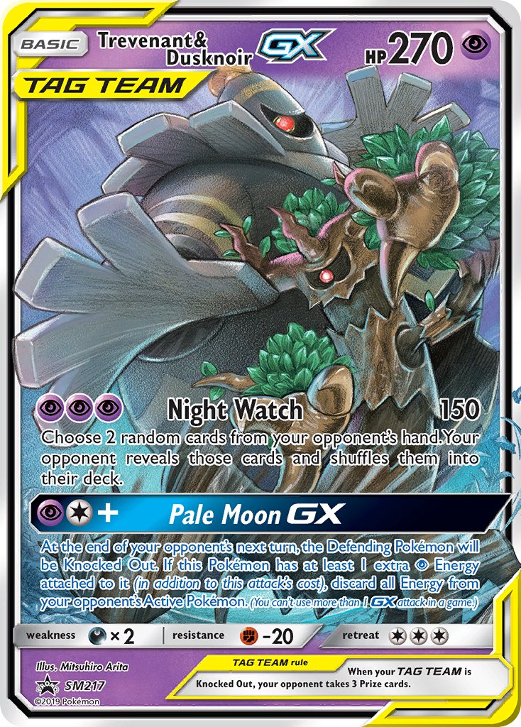 Trevenant & Dusknoir-GX - SM217 - Sun & Moon Promos