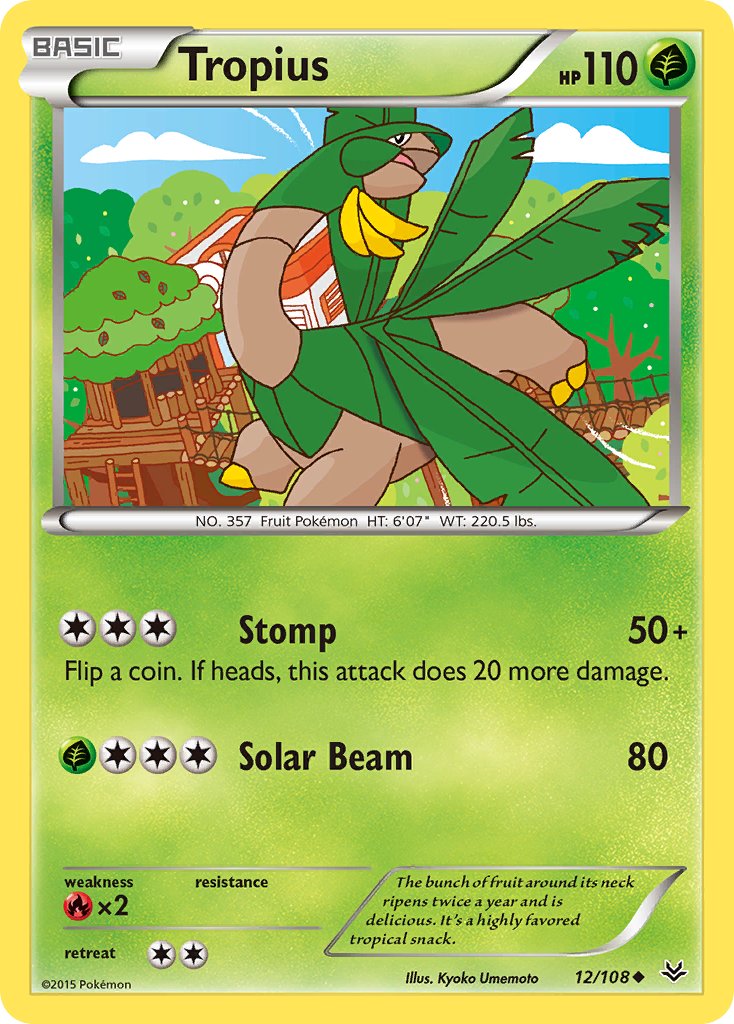 Tropius - 12 - Roaring Skies