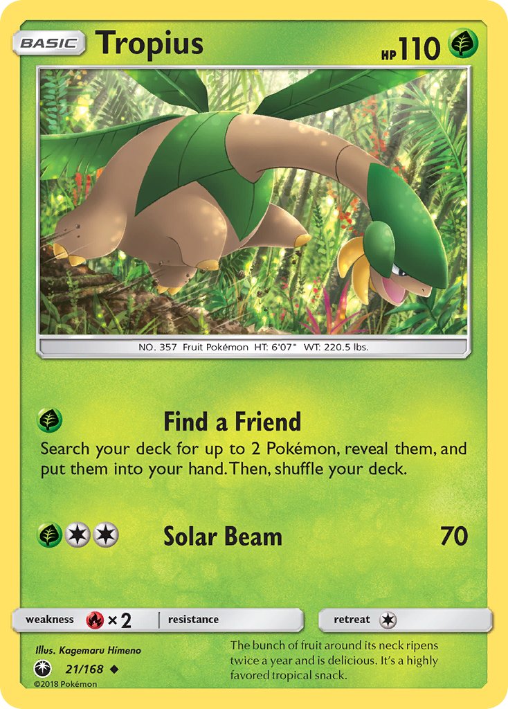 Tropius - 21 - Celestial Storm