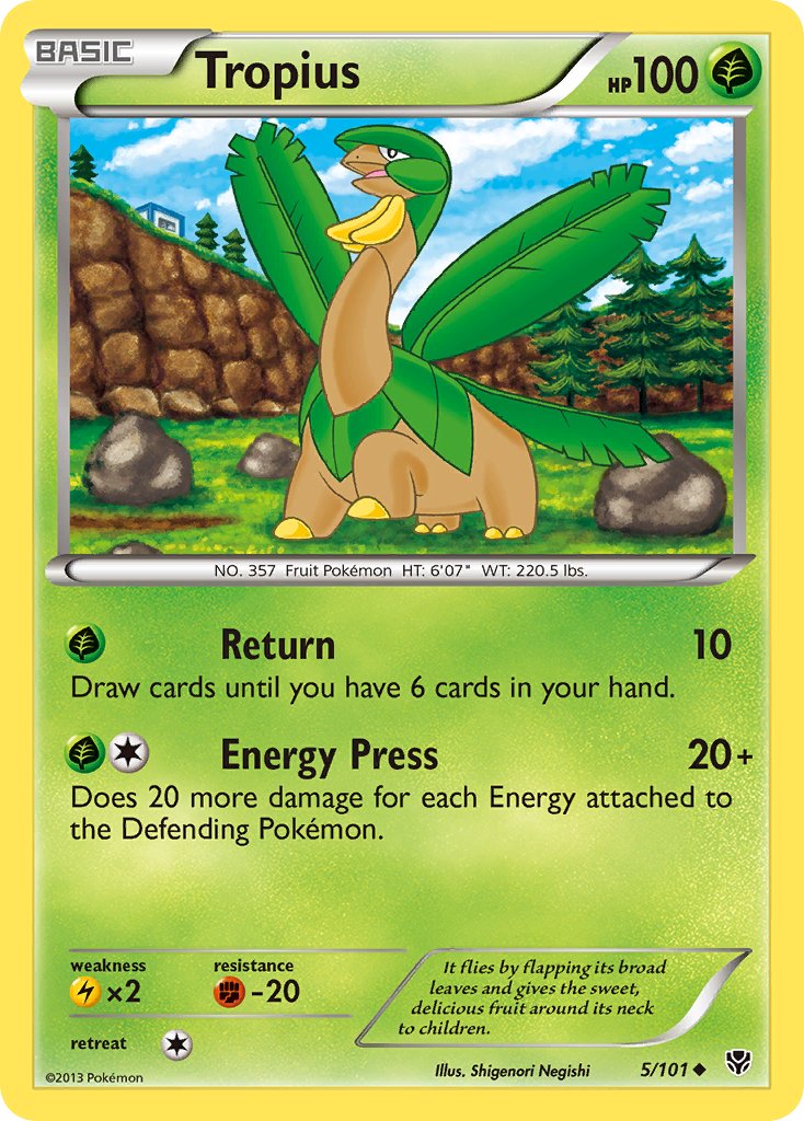 Tropius - 5 - Plasma Blast