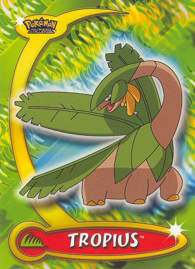 Tropius - 80 - Topps - Pokemon Advanced Challenge - front