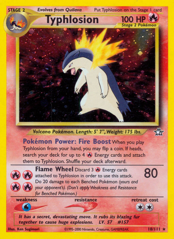 Typhlosion - Neo Genesis - Unlimited