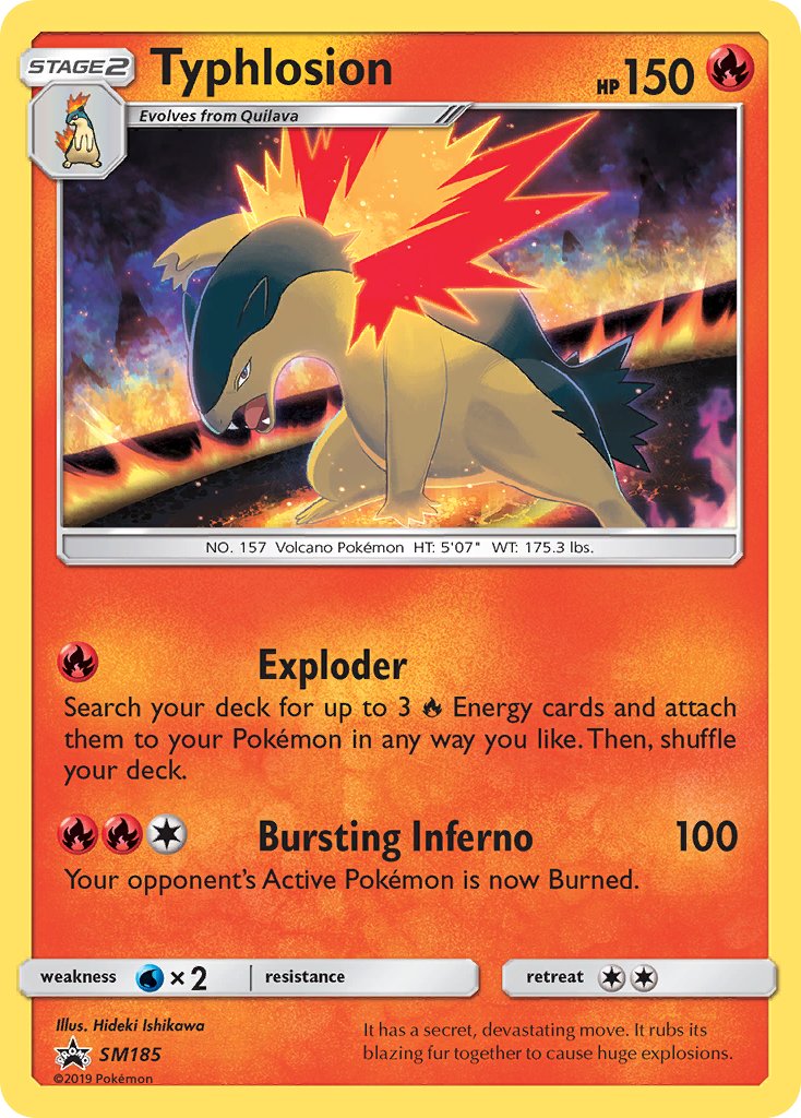 Typhlosion - SM185 - Sun & Moon Promos