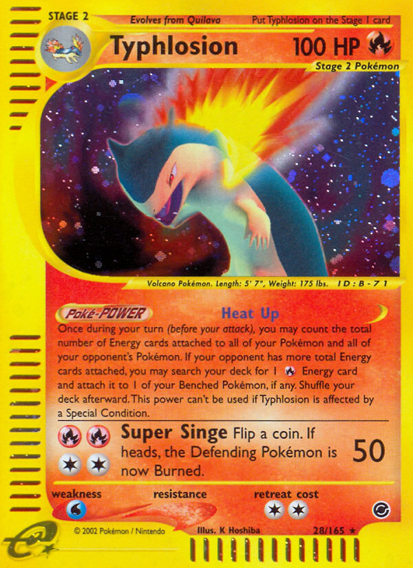 Typhlosion - Expedition Base set