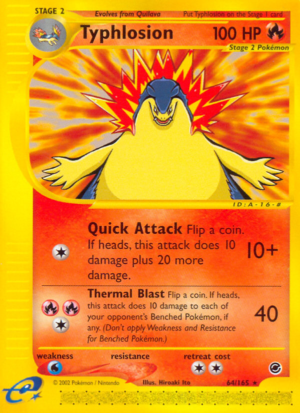 Typhlosion - Expedition Base set