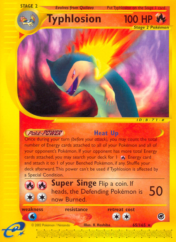 Typhlosion - Expedition Base set