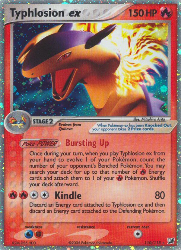Typhlosion ex - 110 - Unseen Forces