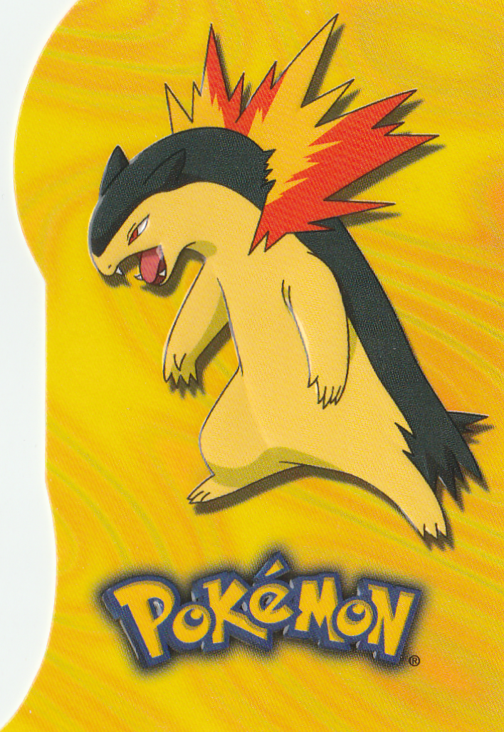Typhlosion - 6 of 15 - Topps - Johto series - front