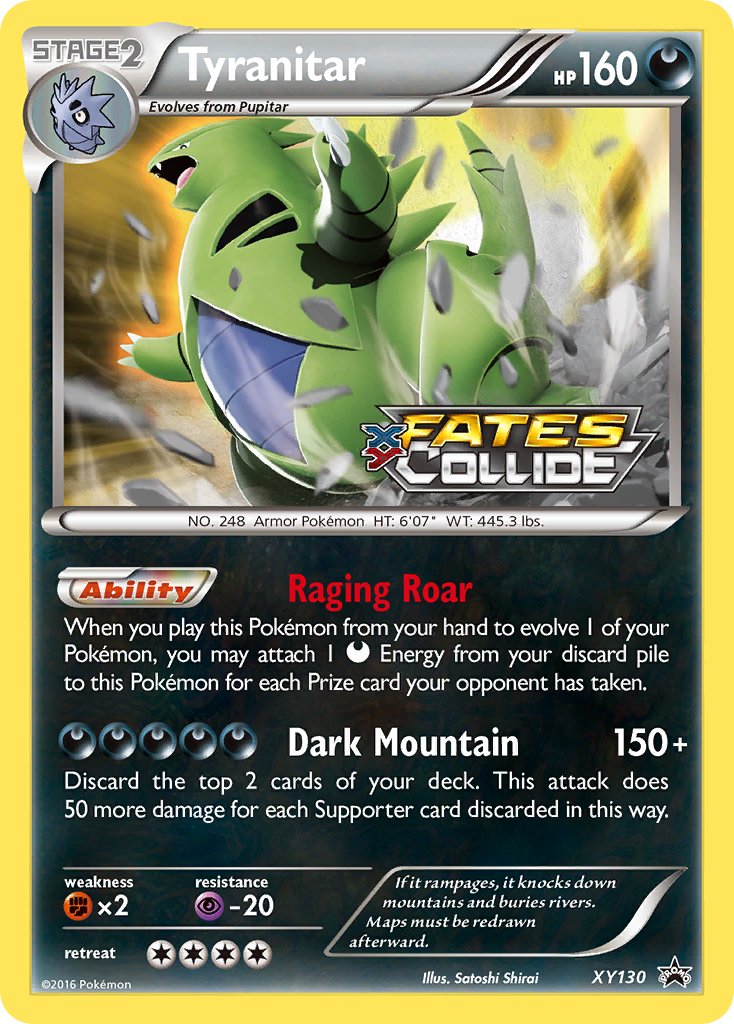 Tyranitar - XY130 - XY Promos