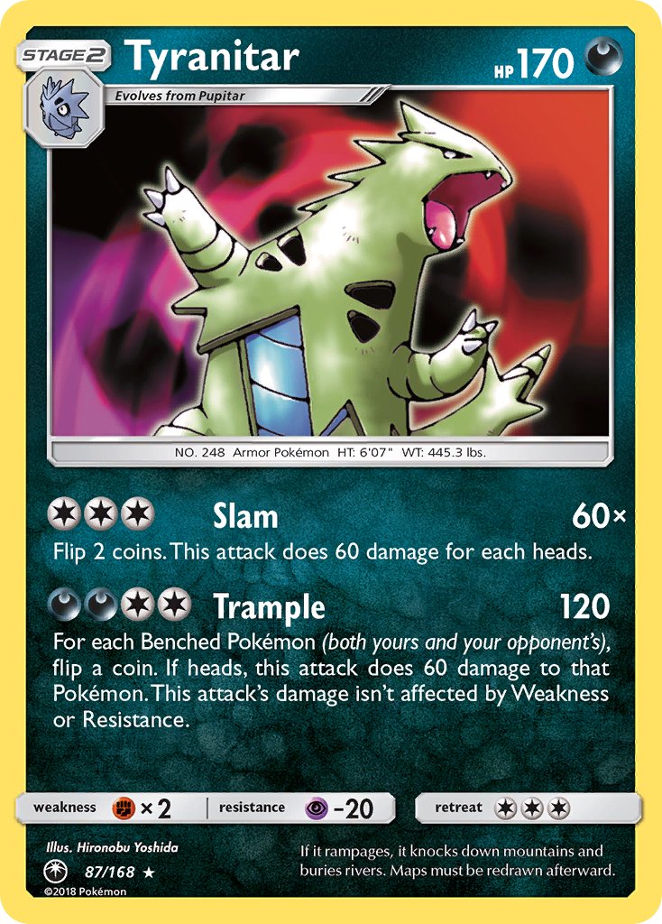 Tyranitar - 87 - Celestial Storm