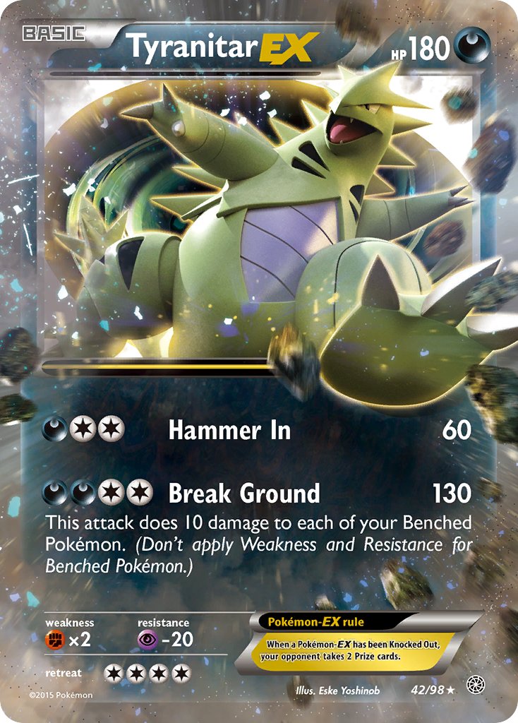 Tyranitar-EX - 42 - Ancient Origins