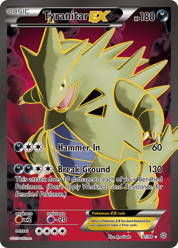 Tyranitar-EX - 91 - Ancient Origins