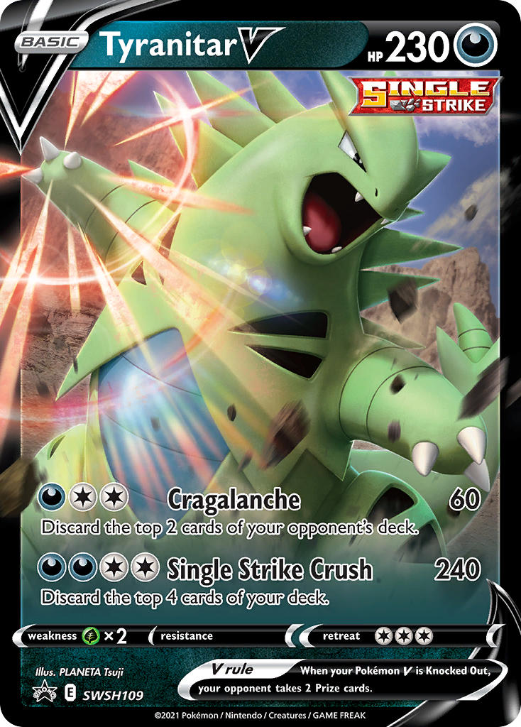 Tyranitar V - SWSH109 - Sword & Shield Promos