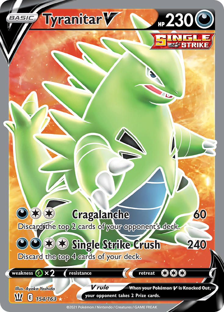 Tyranitar V - 154 - Battle Styles