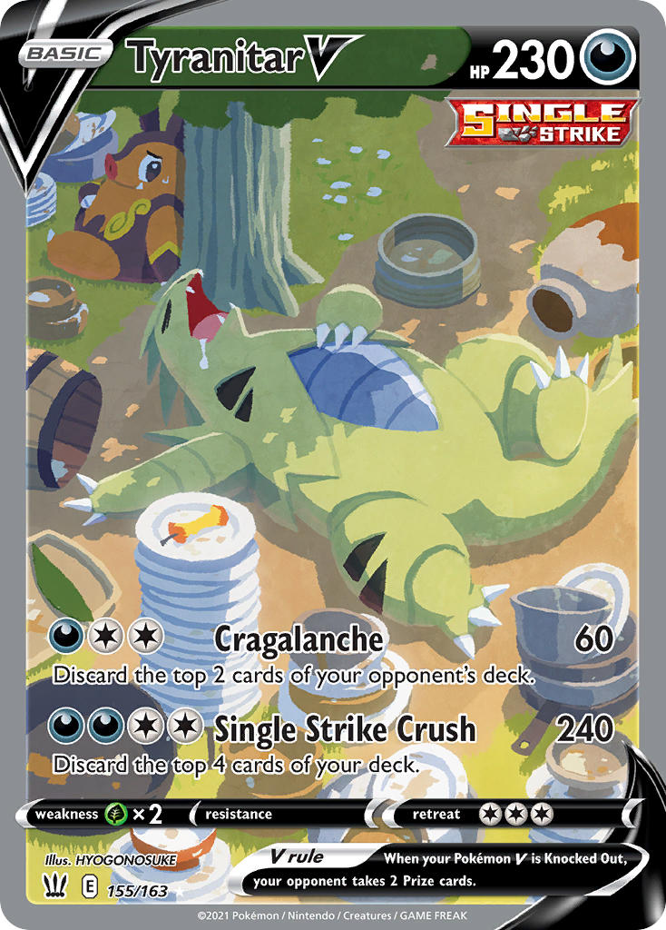 Tyranitar V - 155 - Battle Styles