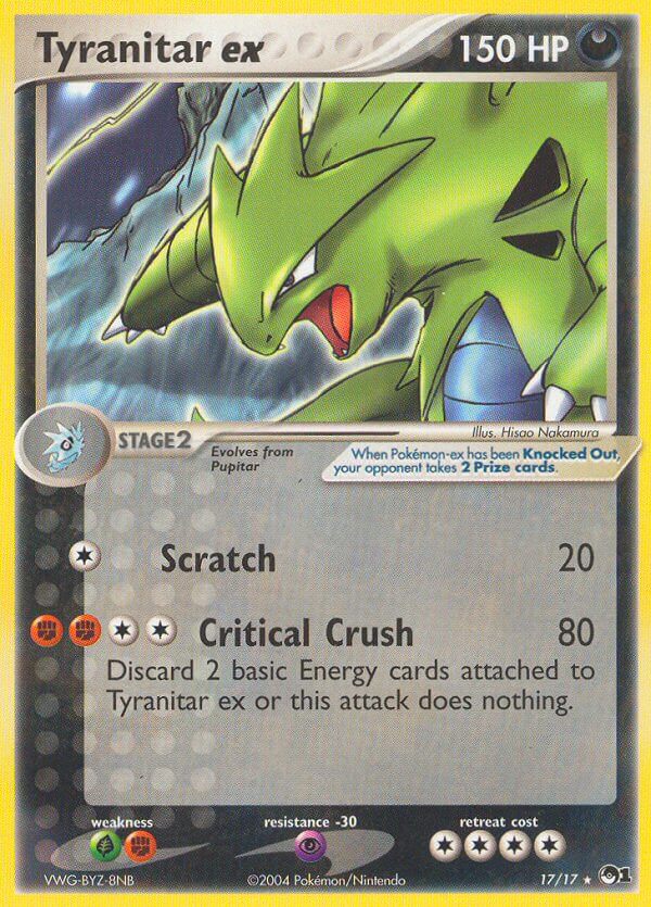 Tyranitar ex - 17 - POP Series 1