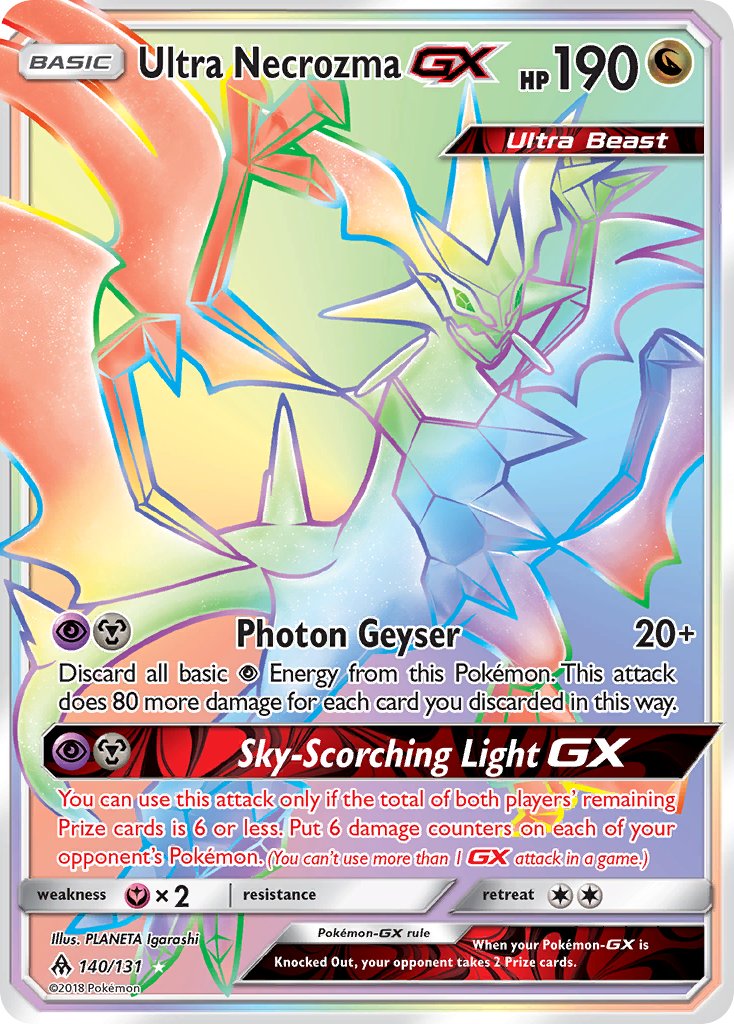 Ultra Necrozma-GX - 140 - Forbidden Light