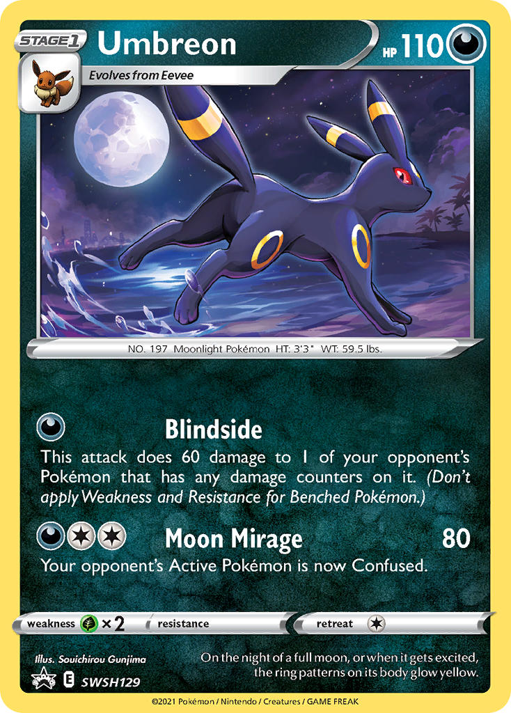 Umbreon - SWSH129 - Sword & Shield Promos