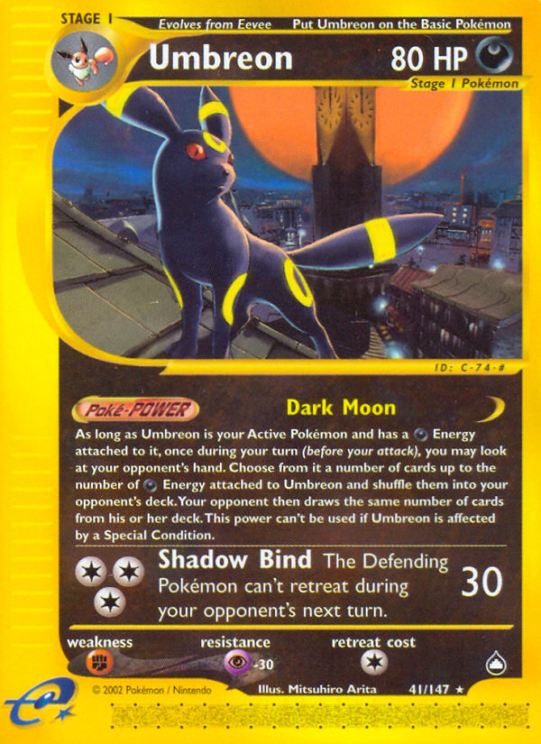 Umbreon - 41/147 - Aquapolis