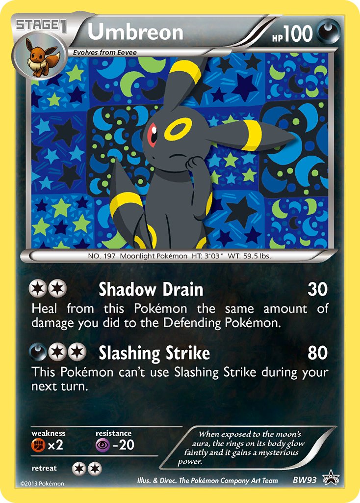 Umbreon - BW93 - Black & White Promos