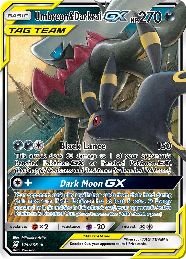 Umbreon & Darkrai-GX - 125 - Unified Minds