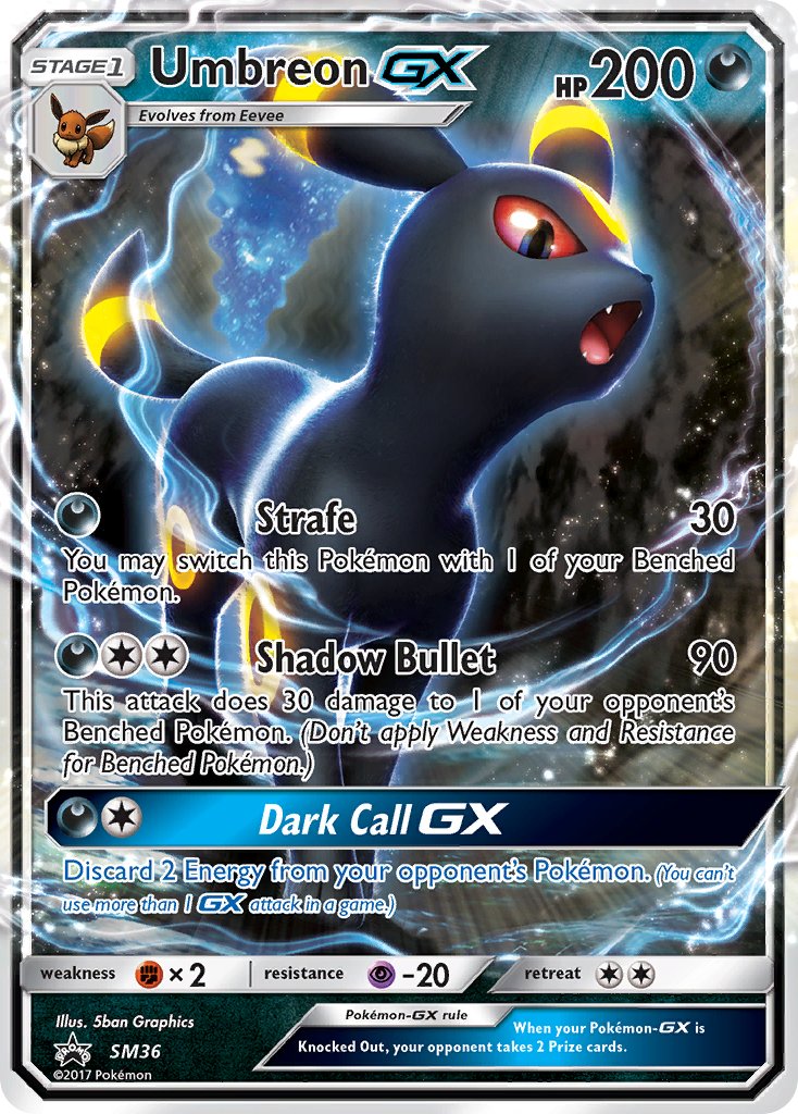 Umbreon-GX - SM36 - Sun & Moon Promos