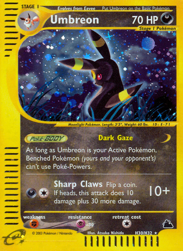 Umbreon - H30/H32 - Skyridge